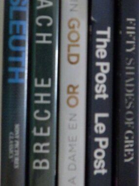 DVD/Blue-Ray Sale of 5 Popular Movies in Mixed Genres Action Gently Used Lot